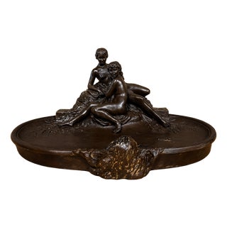 Joé Descomps-Cormier, Nude Figurative Composition, 1890s, Terracotta For Sale