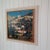 Mid-Century Modern Mid Century Modernist Hillside Village Oil Painting by y.b. Lorenz For Sale - Image 3 of 18