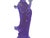 Light Purple Crystal Glass Standing Ru Yi Bodhisattva Kwan Yin Statue For Sale - Image 9 of 9