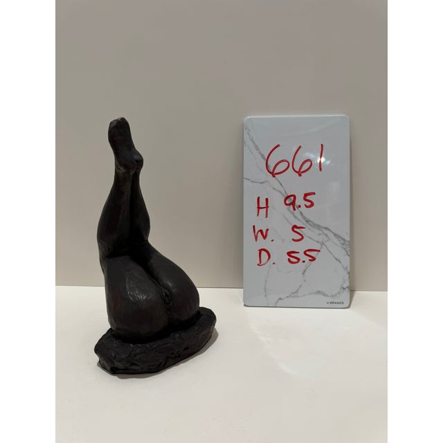 1960s Larry Mohr Bronze Woman Legs Sculpture Signed From Artist Estate For Sale - Image 9 of 9