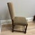 Restoration Hardware Empire Mediterranean Parsons Dining Chair in chenille or corduroy-like fabric with nailhead accent....
