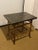 English Early 20th Century English Burnt Bamboo Side Table For Sale - Image 3 of 12
