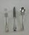 Silver 1980s Silver Dessert/Salad Fork, Rattail. For Sale - Image 8 of 12