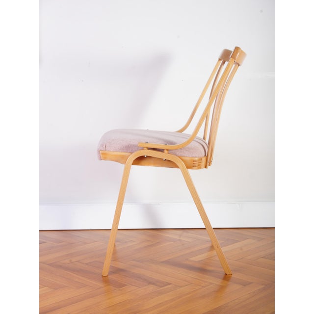 Mid-Century Modern Mid-Century Czechoslovakian Dining Chair in Bentwood from Ton, 1970s For Sale - Image 3 of 18
