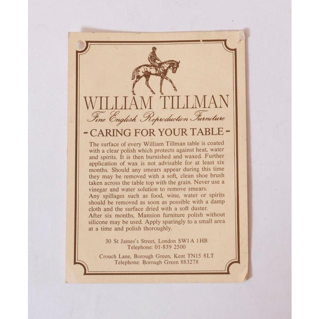 Vintage Late 20th Century Flame Mahogany Sideboard from William Tillman, 1980s For Sale - Image 16 of 18