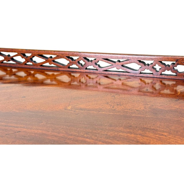 Mid 18th Century Georgian Central Standing Mahogany Silver Table, 1760 For Sale - Image 5 of 13