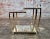 Vintage Three-Tier Art Deco Style Brass Service/Bar Cart For Sale - Image 4 of 9