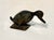Heavy, 15 lbs durable cast iron Duck figurine doorstop or garden decoration by Virginia Metalcrafters, from the 1920's....