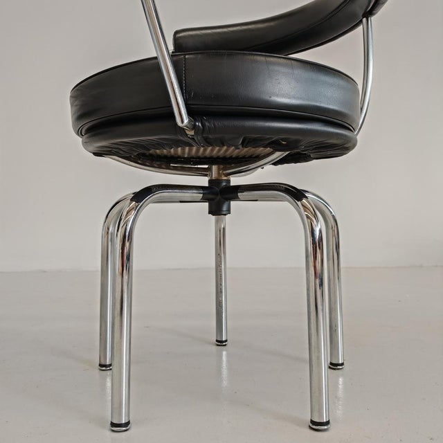 LC7 Swivel Armchairs by Charlotte Perriand for Cassina, 1980s, Set of 2 For Sale - Image 18 of 18