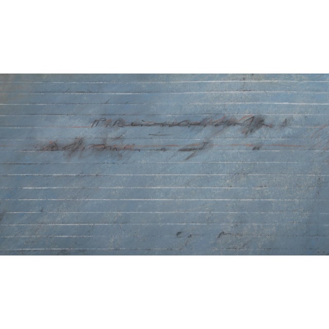 Karl Fred Dahmen Abstract Mixed Media Drawing on Paper 1980 For Sale - Image 4 of 4