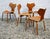 Mid-Century Modern Grand Prix Chairs by Arne Jacobsen for Fritz Hansen, 1950s, Set of 4 For Sale - Image 3 of 15
