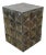 Aged Bronze Prism Side Table For Sale