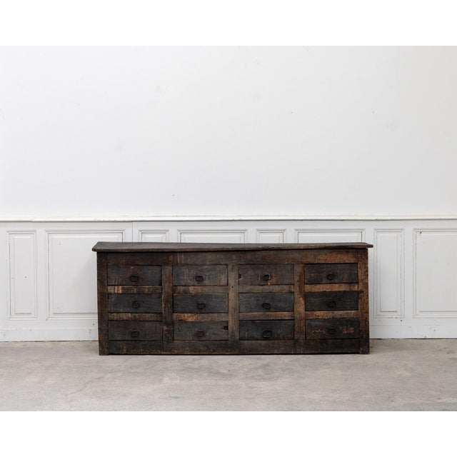 19th Century Primitive Chest of Drawers in Oak For Sale - Image 16 of 16