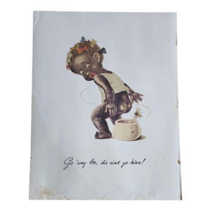 1930s Al Barbelle Original Honey Butter Advertising Print