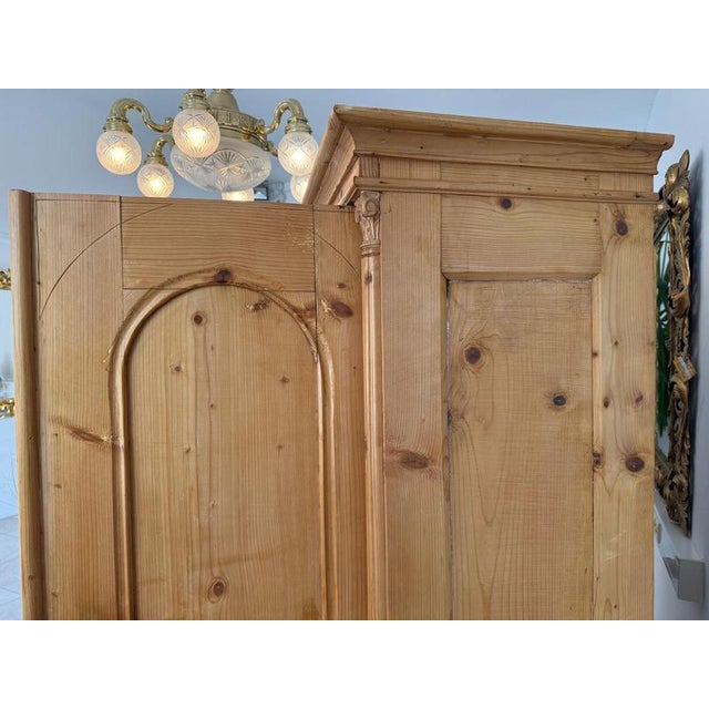 Gründerzeit Farmhouse Wardrobe in Softwood, Styria For Sale - Image 9 of 14