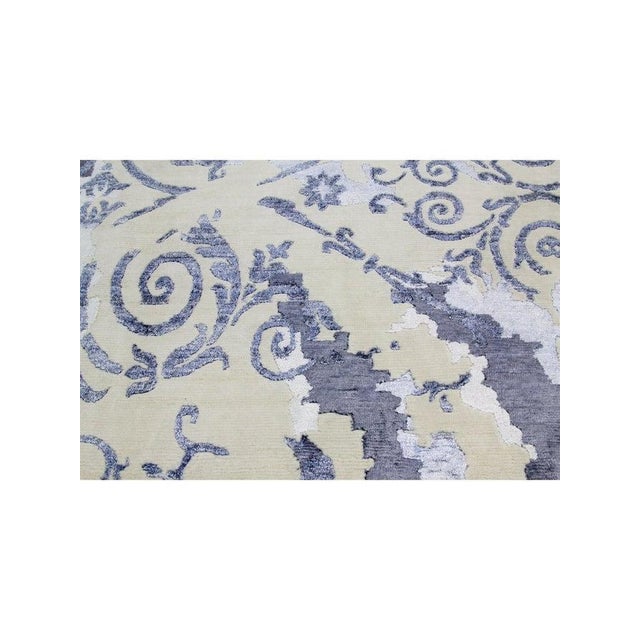 1990s 1990s Handwoven Contemporary Area Rug 9x12 For Sale - Image 5 of 11