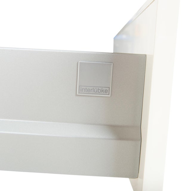 Cube Wooden Sideboard in White from Lübke For Sale - Image 12 of 17