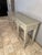 Bernhardt Criteria 78” Heather Gray Ash & Stainless Steel Console Table For Sale - Image 13 of 17