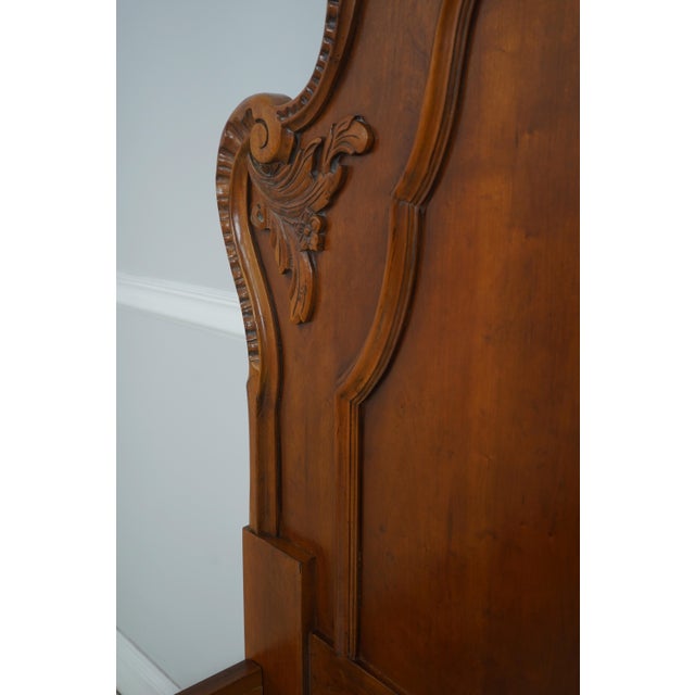 Century Country French Queen Size Cherry Bed For Sale - Image 13 of 18