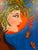 1990s– Woman With Grapes & Butterflies – Original Figurative Artwork For Sale - Image 4 of 12