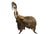 Rustic 1970s Newel Antiques Rustic Continental Horn and Fur Chairs- Set of 2 For Sale - Image 3 of 7