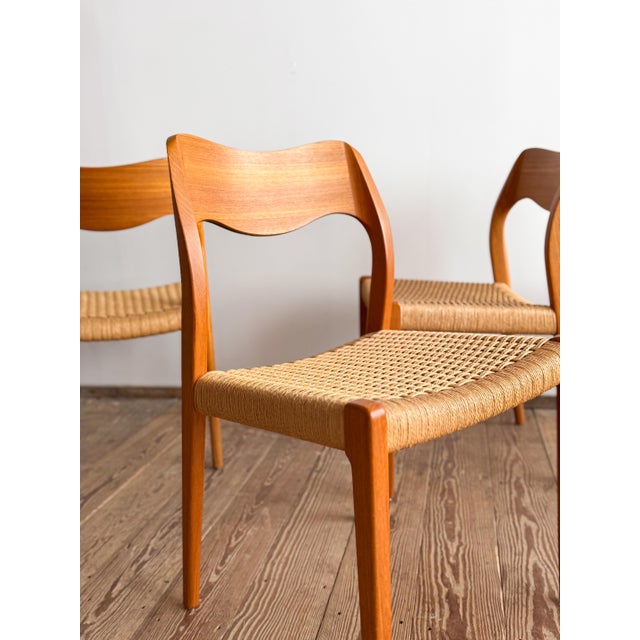 Dining Room Chairs by Niels O. Møller for J.L. Mollers, Set of 6 For Sale - Image 15 of 18