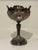 Metal Antique Barbour International Silver-Plated Repousse Pedestal Compote Centerpiece For Sale - Image 7 of 13