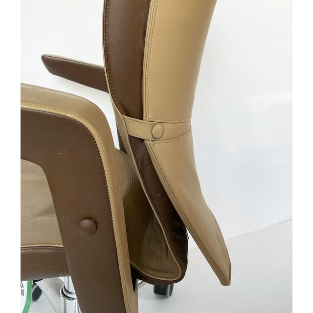 Metal Swivel Office Chair from Poltrona Frau, 2000s For Sale - Image 7 of 11