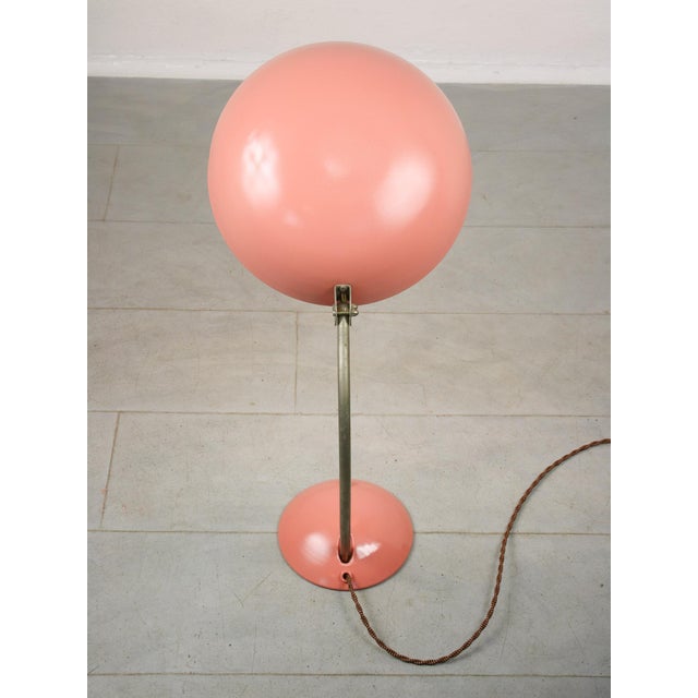 Bauhaus Salmon Table Lamp, 1930s For Sale - Image 4 of 16