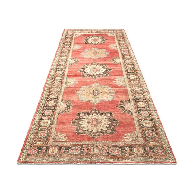 1960s Turkish Oushak Rug For Sale In Los Angeles - Image 6 of 7