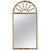 Metal Mid-Century Modern Italian Faux Bamboo Gilt Metal Mirror For Sale - Image 7 of 7