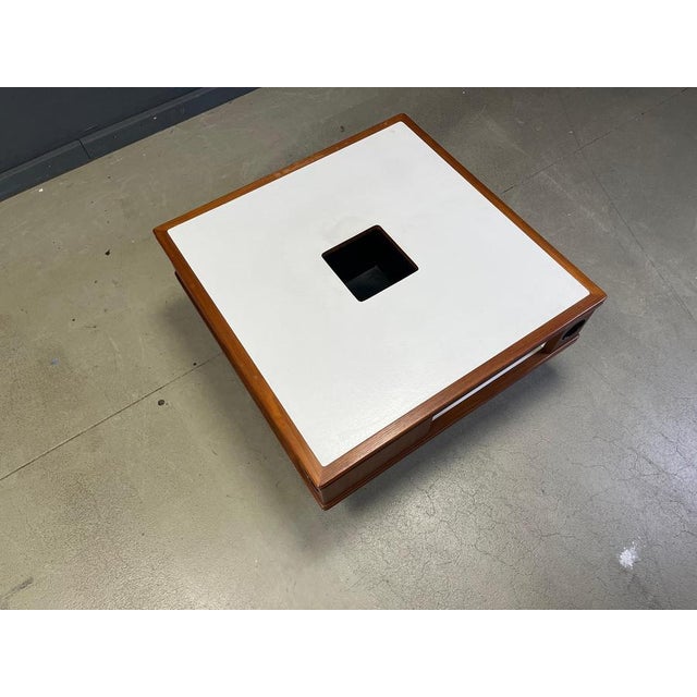 Space Age Wooden Bar Coffee Table, 1960s For Sale - Image 14 of 15