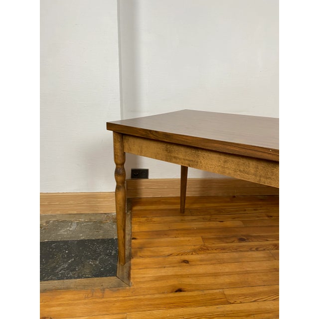 Baumann Veneered Wood Table, 1960s For Sale - Image 3 of 13