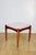 Edmund Homa stool with a beige-cream seat made of structural fabric. This stool, designed by Edmund Homa and manufactured...