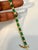 Approximately 9 Carat Emerald cut Emeralds & Diamond Tennis Bracelet 14 Karat Yellow Gold 7 & 1/2 Inches This...