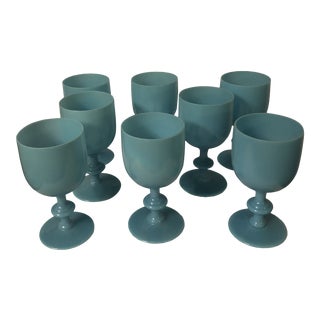 Portieux Vallerysthal Water Goblets - Set of 8 For Sale