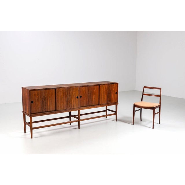 Highboard or Sideboard in Rosewood, Denmark, 1967 For Sale - Image 6 of 18
