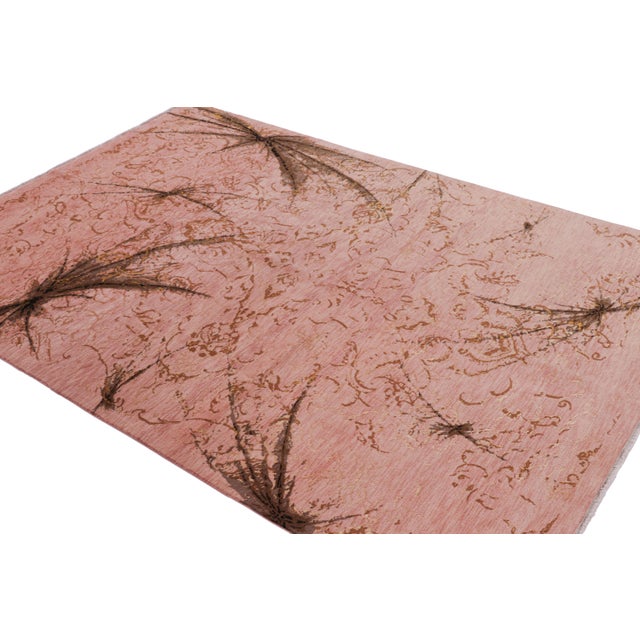 Rug & Kilim Rug & Kilim’s Modern Rug With Abstract Patterns “Arghavan” For Sale - Image 4 of 8