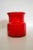 Mid-Century Modern Vintage Erik Höglund Mid-Century Signed Ruby Red Art Glass Vase for Boda C. 1960s For Sale - Image 3 of 11