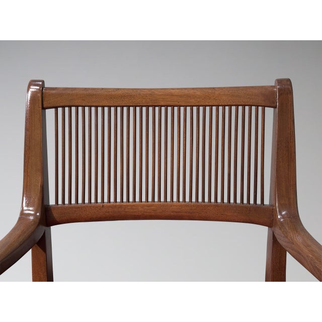 Restored Vintage Drexel Profile Spindle Back Dining Chairs Set of 6 For Sale - Image 15 of 18