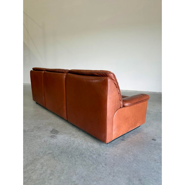 1970s Vintage De Sede Attrb Ds-66 Sofa, Switzerland c.1970’s For Sale - Image 5 of 12