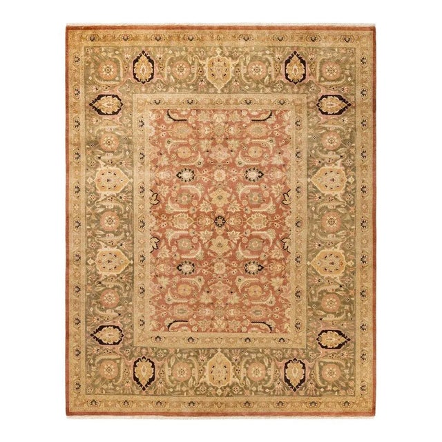 Brown Mogul, One-of-a-Kind Hand-Knotted Area Rug in Brown, 8' 4" x 10' 5" For Sale - Image 8 of 8
