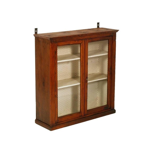 Wood 19th Century Pine Country Display Cabinet For Sale - Image 7 of 9