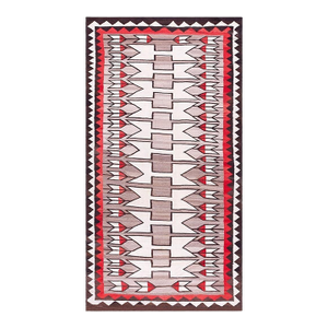 Early 20th Century American Navajo Pictorial Rug ( 4'2" x 8'4" - 127 x 254 )