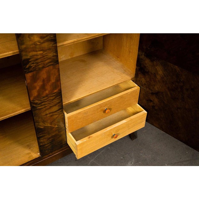 Art Nouveau Highboard in Birch For Sale - Image 14 of 18