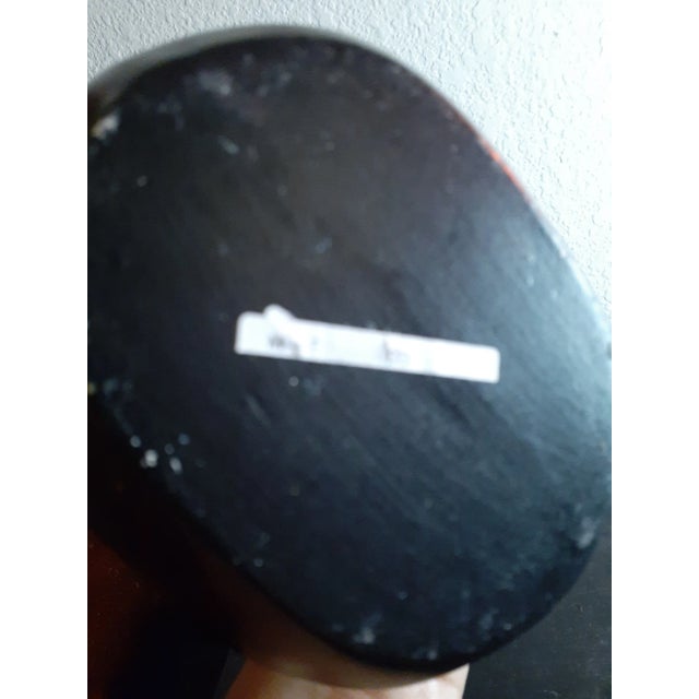 This is a EXQUISITE Pueblo Ceramic Purple Iridescent 8" Wedding Vase Made in Mexico. Procured during personal travel BOX 38