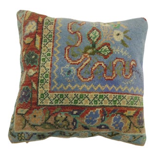 Vintage Turkish Rug Pillow For Sale