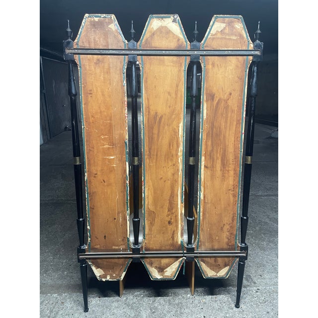 1950s Wall Coat Rack by Paolo Buffa, 1950s For Sale - Image 5 of 8