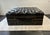 Vintage Leather Tufted Ottoman | Large 48"x48"x18" | Nailhead Detail | On Casters Make a bold statement in your living...