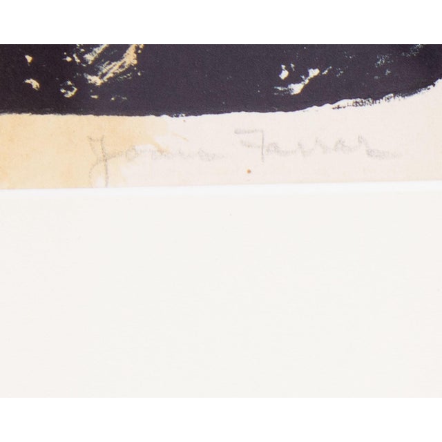 Paper “Woman” Mixed Media Abstract Print Signed by Joan Farrar For Sale - Image 7 of 9